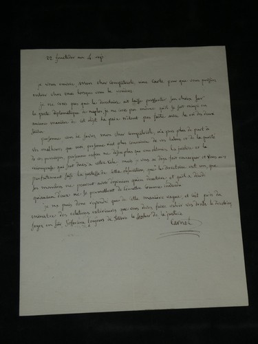 Lazare carnot lettre - carnot,