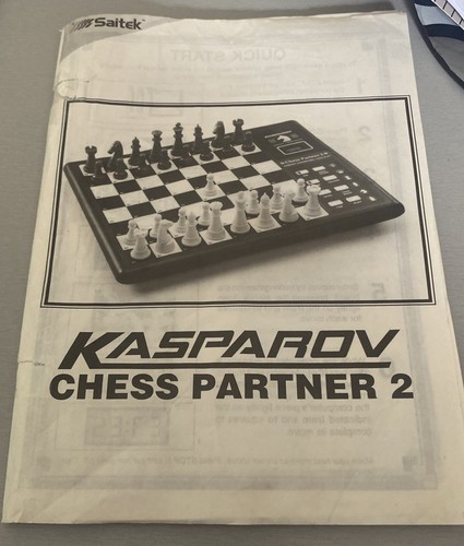 Saitek kasparov chess partner - chess,