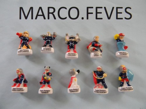 Feve serie complete pompiers - feve,