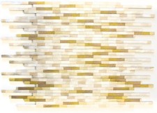 Mosaïque alu brun clair