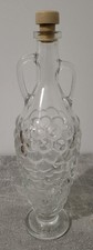 Carafe Bouteille en Verre en Forme de Grappe de Raisin 75 cl Vintage Ancienne