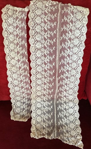 Dentelle ancienne tulle - ancienne,,