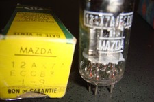 12AX7A MAZDA  Silver Plate