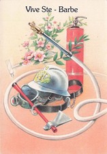 cartes postale thème pompier