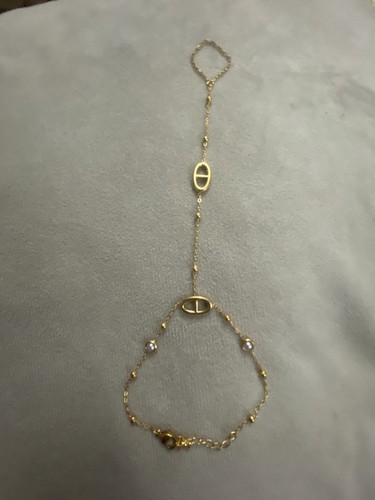 Bracelet main doré - de,