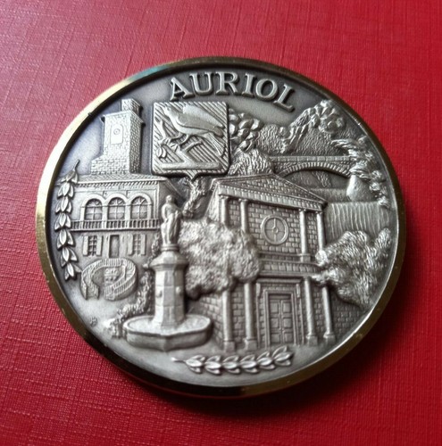 Médaille bronze argenté - -,