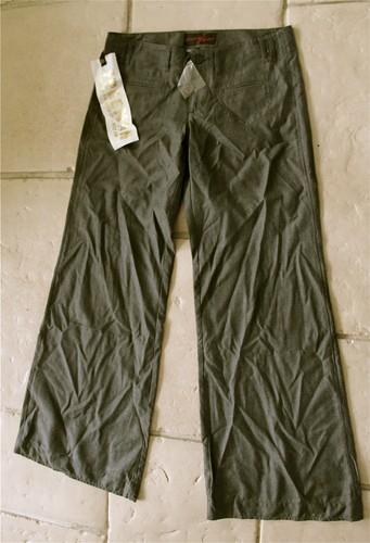 Pantalon taille basse large - pantalon,