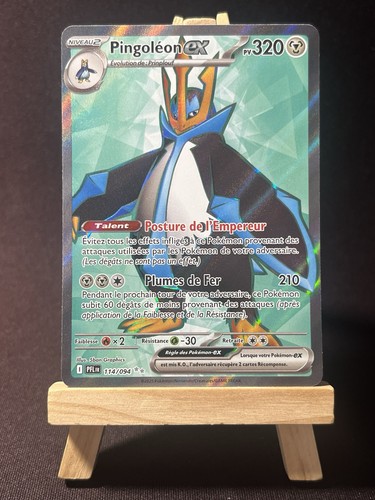 Carte pokémon pingoléon - carte,