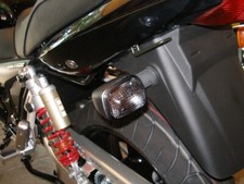 Clignotant Noir Verres Suzuki XF 650 Freewind Fumé Verre de Signal