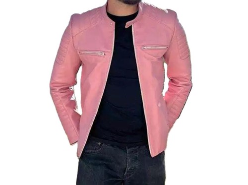 Blouson motard cuir - en,