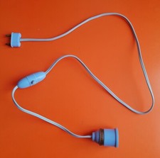 ANCIEN SYSTÈME ÉLECTRIQUE POUR LAMPE DOUILLE PRISE INTERRUPTEUR FIL COULEUR BLEU