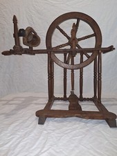 Rouet ancien En Bois Objet De