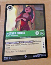 LORCANA TRADING CARD GAME DISNEY ENGLISH CHAPTER 1 CARTE Gothel 90/204 EN MINT