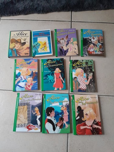 Lot livres alice - 20,