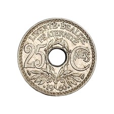 Superbe 25 Centimes 1940