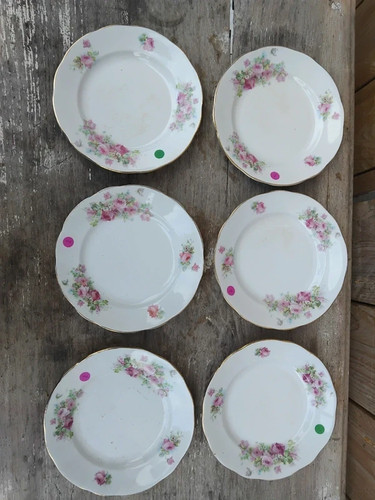 Lot assiettes dessert - lot, à