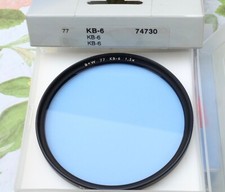 B+W filtre 74730 KB-6 diamètre 77mm KB-6 1,5x Corrector Azul (blue).F-PRO