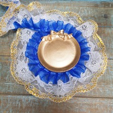 Organza Bordure Dentelle Ruche