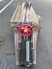 ancienne luge stiga snow racer volant hamax deco course vintage