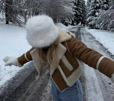 Manteau Hiver Laine D’agneau