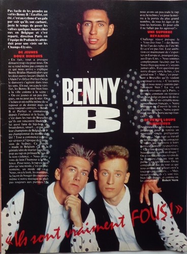 Benny coupure de presse 1 - b, =>