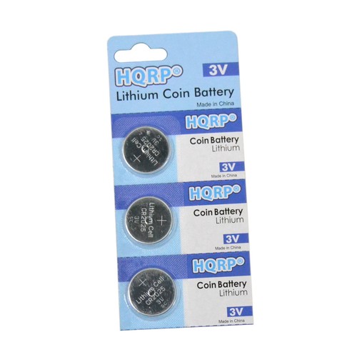 Hqrp pilas botón litio - 3x,