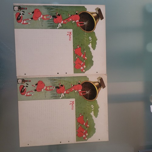 Cappiello menus vierges - cappiello,