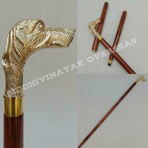Canne pliante bois - pliante, manche