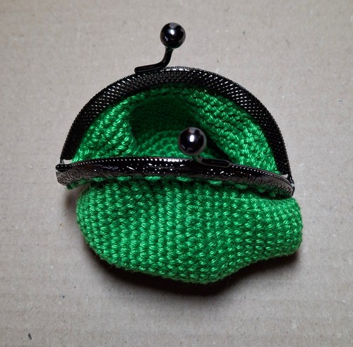 Porte monnaie crochet vert - porte,