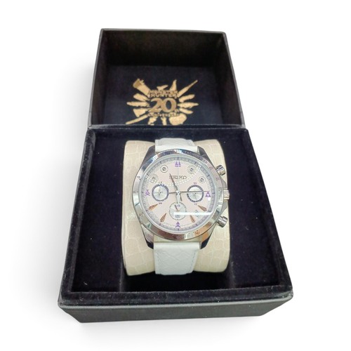 Chronographe quartz seiko - chronographe,