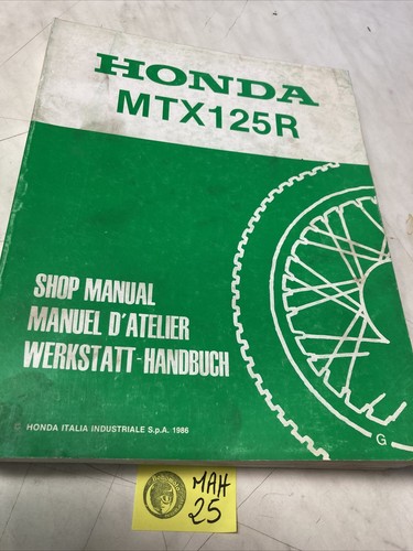 Honda mtx125r 1986 - honda,