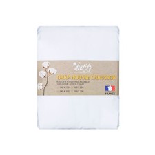 Drap housse 140x190 cm lit electrique Doulito - Made in France - Coton