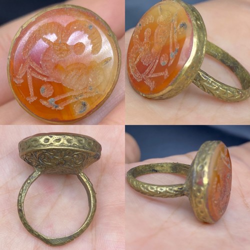 Bague rare ancienne romaine - , en