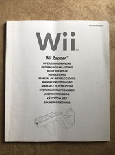 Notice Manuel Mode D’emploi Console Nintendo Wii Pistolet Wii Zapper Pal EUR