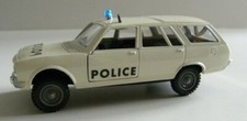 1/43 PEUGEOT 504 break Dangel 4x4 blanc Police SOLIDO
