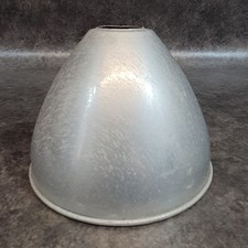 abat jour ancien en alu pour lampe industrielle ref AP198