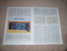 Soundcraftsmen Ra 7503 Amplificateur Review, 2 Pgs , 1981, Rare