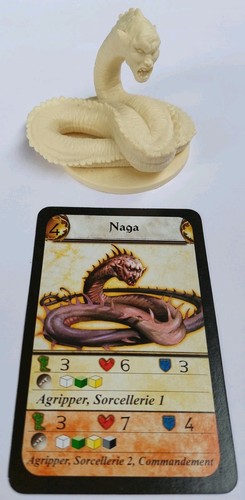 Figurine naga blanc - naga, descent