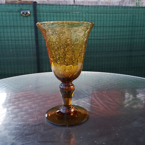 Ancien grand verre pied - grand, À