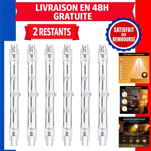 Ampoule halogène r7s 118mm - ampoule,