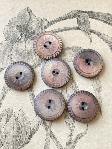 Boutons anciens nacre - anciens, en