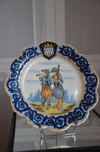 Assiette faience quimper - , de