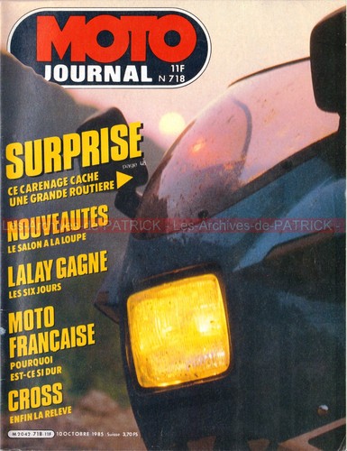 Moto journal 718 - 718, essai
