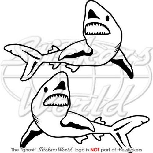 Grands mâchoires requin - mâchoires, de
