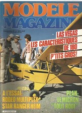 MODELE MAG N°363 AEROGLISSEUR ELECTRIQUE/ MONOGRAPHIE "LE MICRON" MINI-PLANEUR