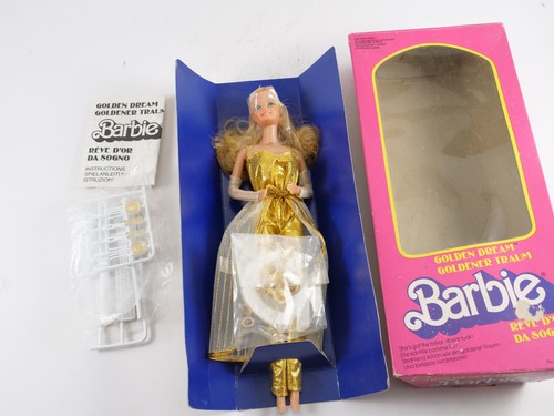 Barbie mattel golden dream - golden,