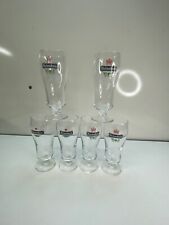 Lot de 6 verre à Bière Heineken sur pied en bonne état