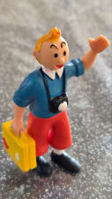 FIGURINE TINTIN COMICS SPAIN 1986 HERGE LOMBARD HAUTEUR 7,5 CM