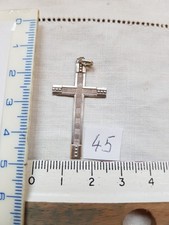 CROIX  PENDENTIF EN ARGENT