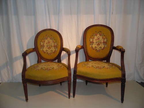 Fauteuils louis xvi - louis, /